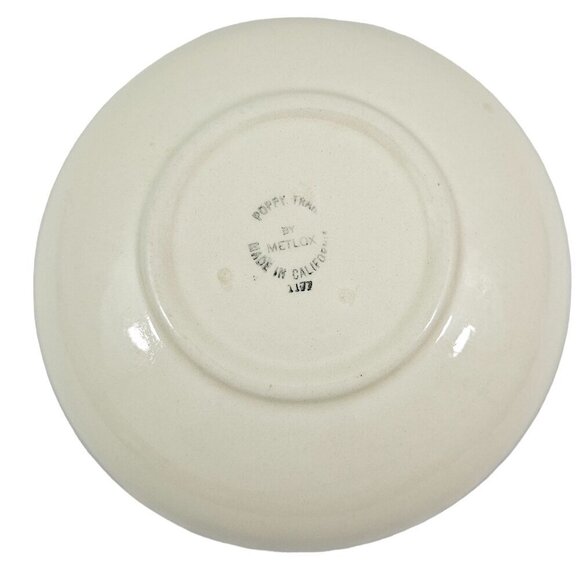 Vtg Metlox Poppytrail California Strawberry Ceramic Soup Salad Bowls – Set of 3 - Picture 5 of 16